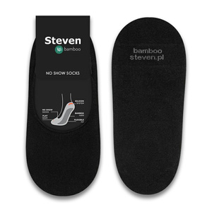 Socken 5X Bambus schwarz