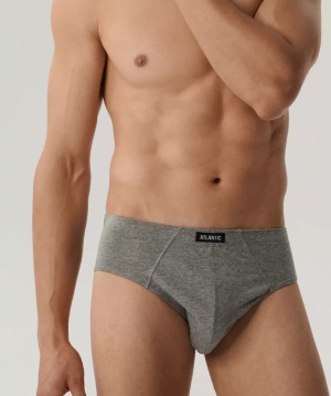 Herrenslips Serie 3BMP-006 Grau Schwarz