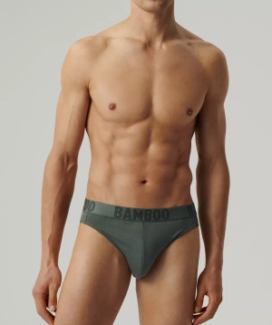 Atlantic Herren Slipy Sport – Bequeme Bambus-Unterwäsche, Feuchtigkeitsableitend, 3er Pack, Grau/Schwarz/Blau, Frühling/Sommer 2025