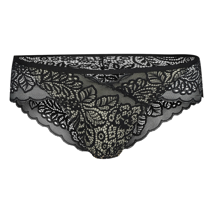 Damen-Slip Serie 37370 Schwarz
