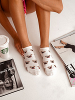 Füßlinge Wzorzyste 146 Ecru