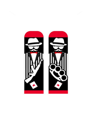 Bunte Herrenschuhe mit verspielten Mustern Art. 1658 Intenso