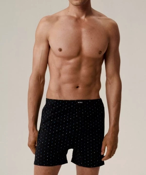 Lockere Herren-Boxershorts Serie 2mbx-081 Schwarz