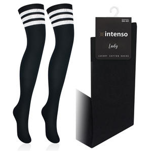 Damen Socken aus Baumwolle mit Streifen Intenso