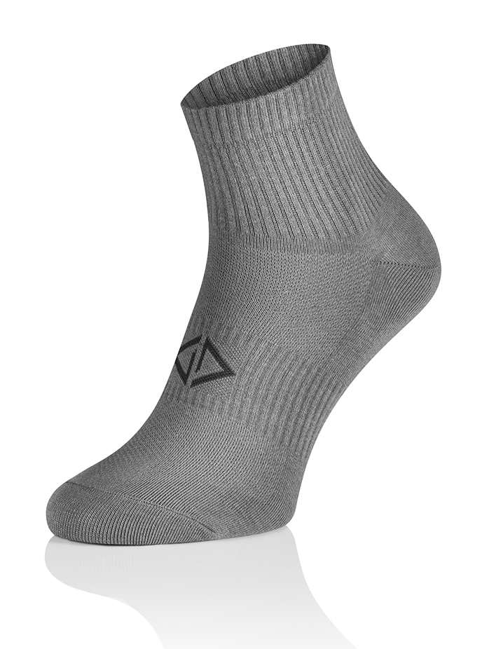 Kurze Sportsocken Silverplus Schwarz