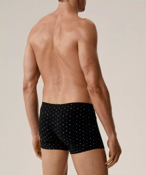 Boxershorts 3mh-220 Schwarz Blau