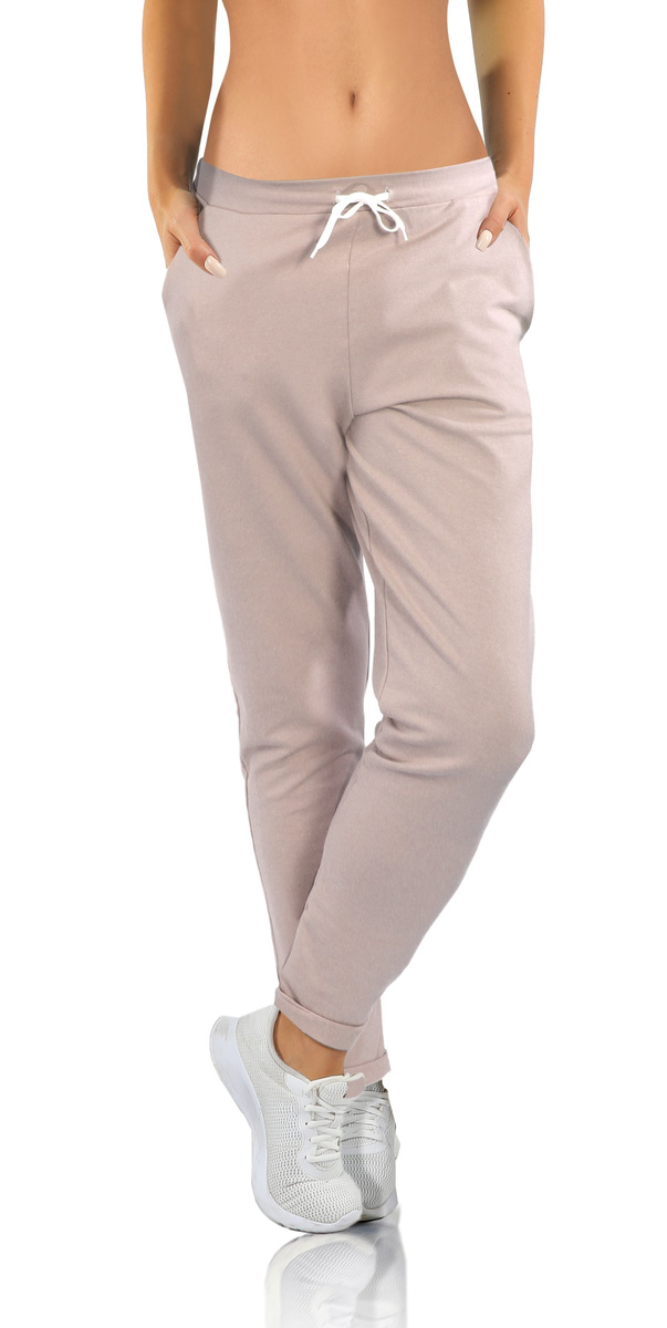 Damen Jogginghose Mono Rosa