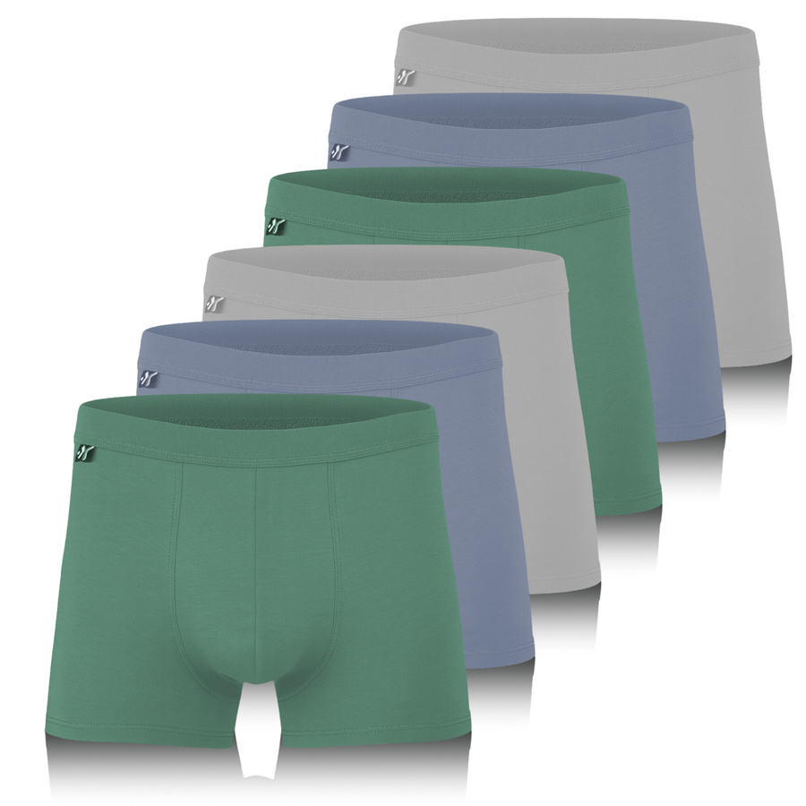 Herren-Boxershorts aus Baumwolle im 6er-Pack
