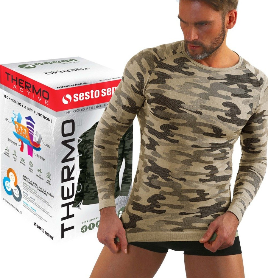 Tricou termic Thermo Active bej