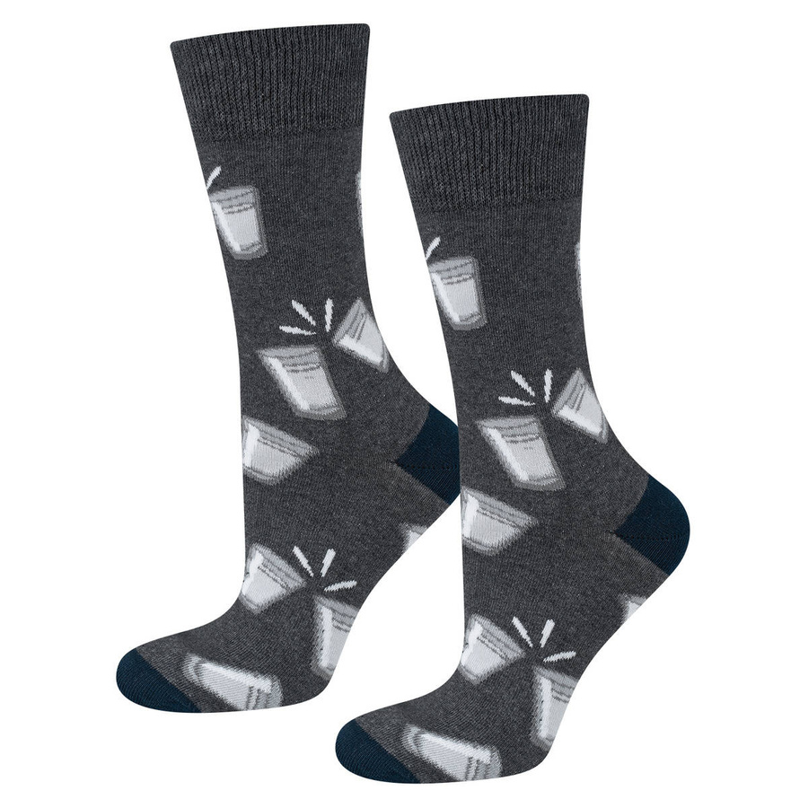 Zestaw 3x Skarpetki męskie kolorowe SOXO GOOD STUFF Vodka w banderoli prezent