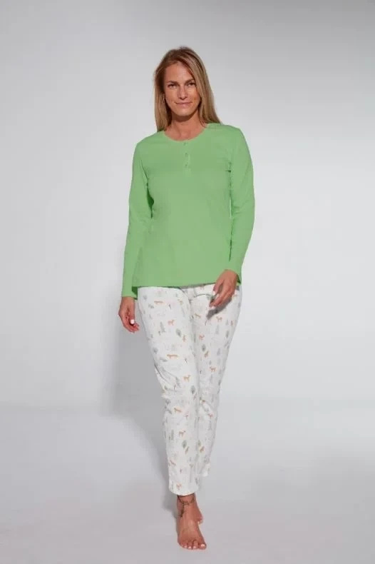 Damen Pyjama Serie 771 Grün