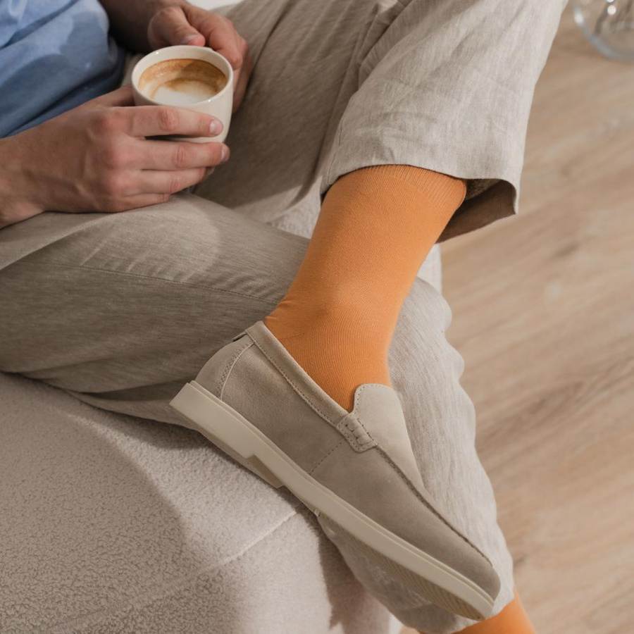 Socken Herren Serie Orange