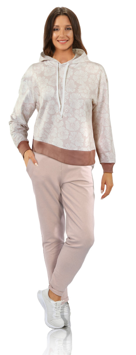 Damen Jogginghose Mono Rosa