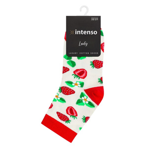 Skarpetki damskie kolorowe zabawne Intenso 433