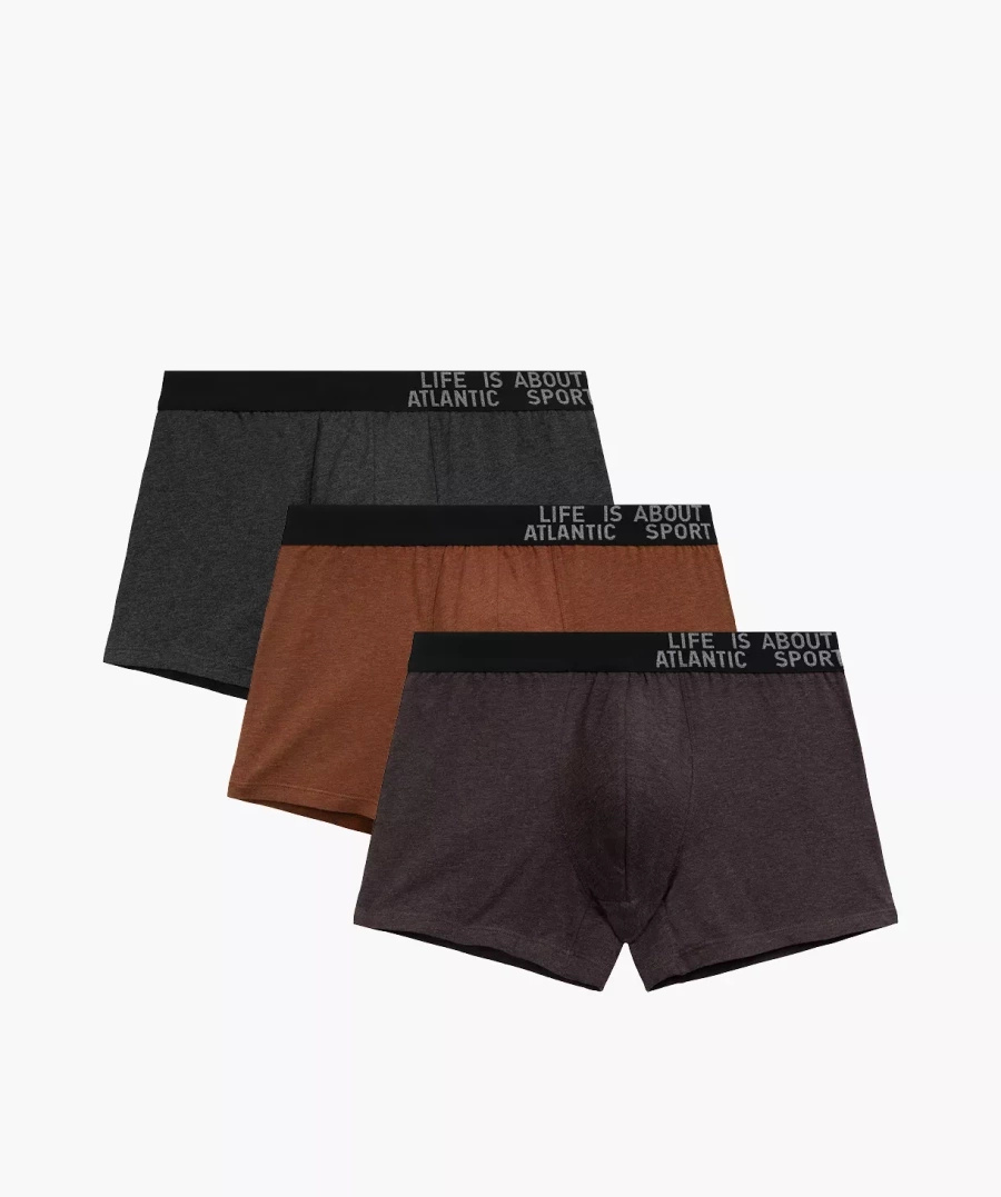 Boxer Shorts 3mh-226 Brown/Grey