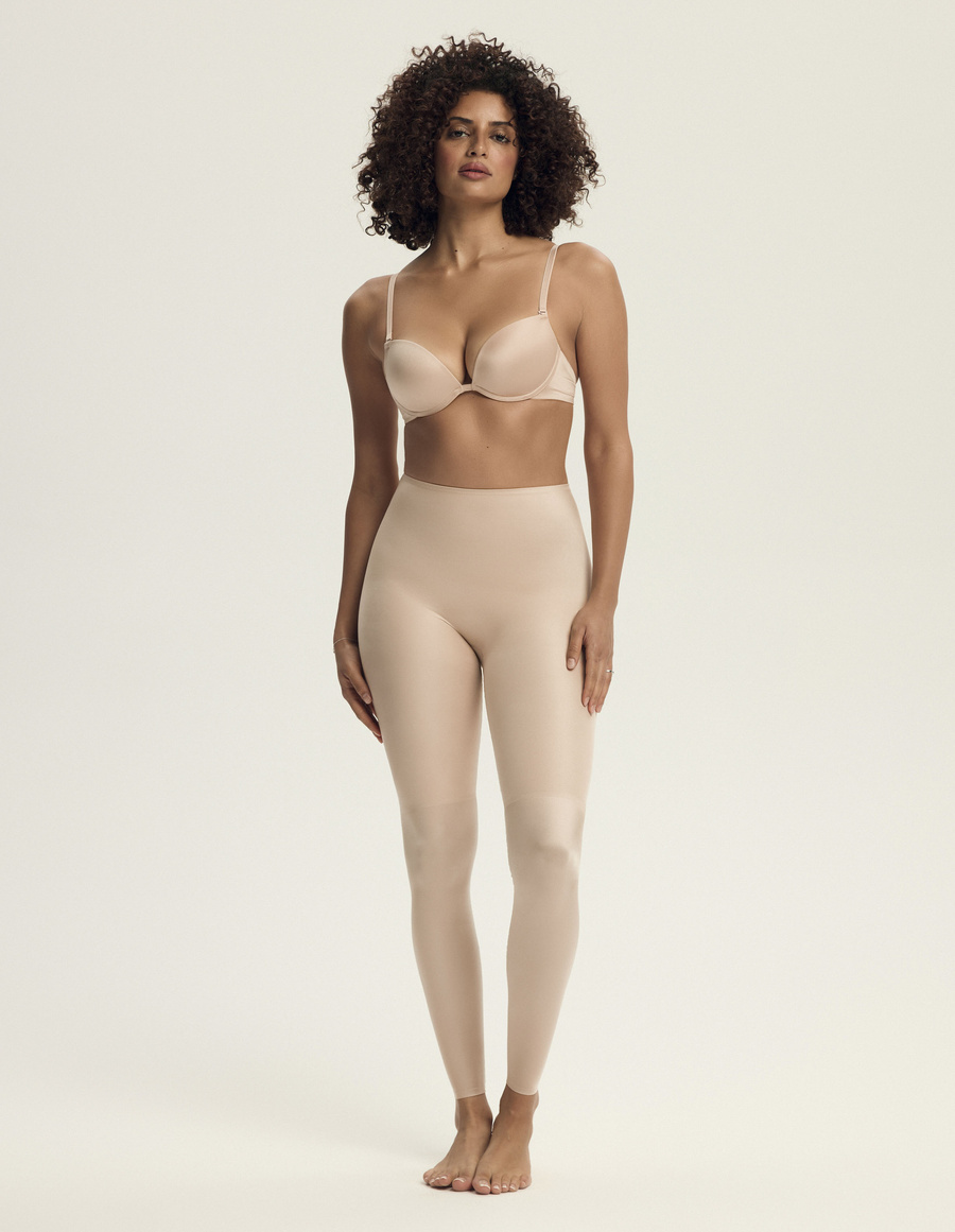 Colanți de modelare mătăsoși nude