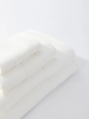 Towel Checky White