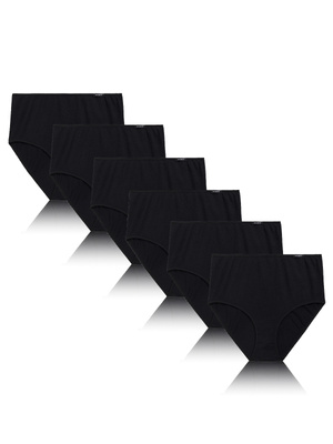 Damen-Slips Maxi Serie Schwarz