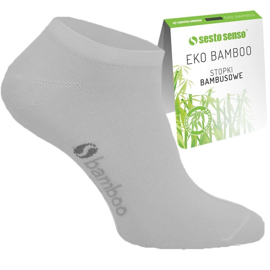 Kurzsocken Eko Bamboo Grau