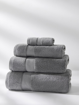 S TOWEL 100*150 LEO GREY
