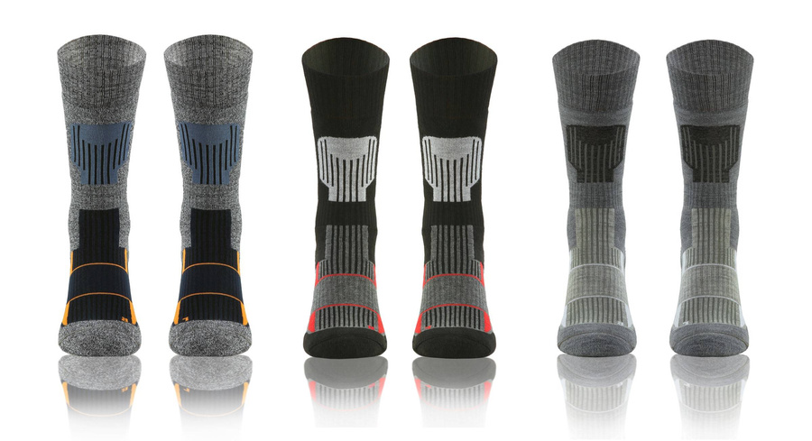 Trekkingsocken Winterserie Mehrfarbig