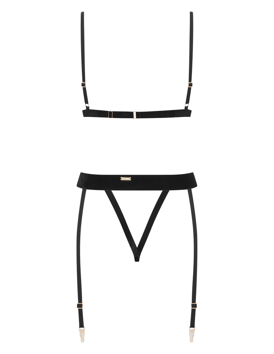 Set lenjerie Zeal Negru