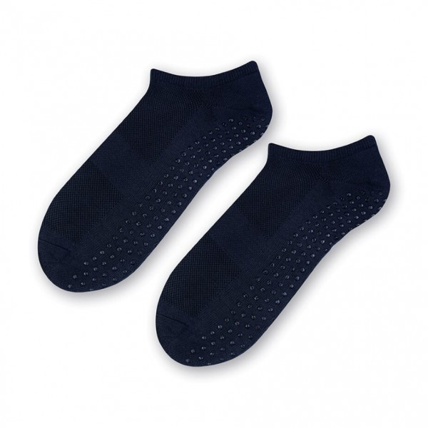 Halbe Frotteefüße mit ABS-Kunst. 135 IJ003 grau