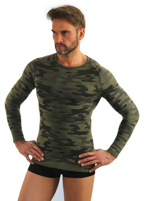 Thermo-Shirt Thermo Active Tarnfarbe