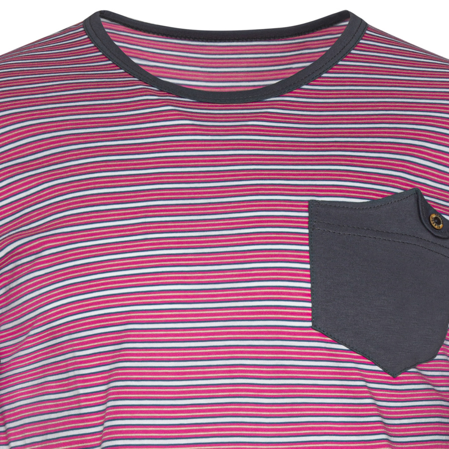 Herren Schlafanzug Kurzarm Blau