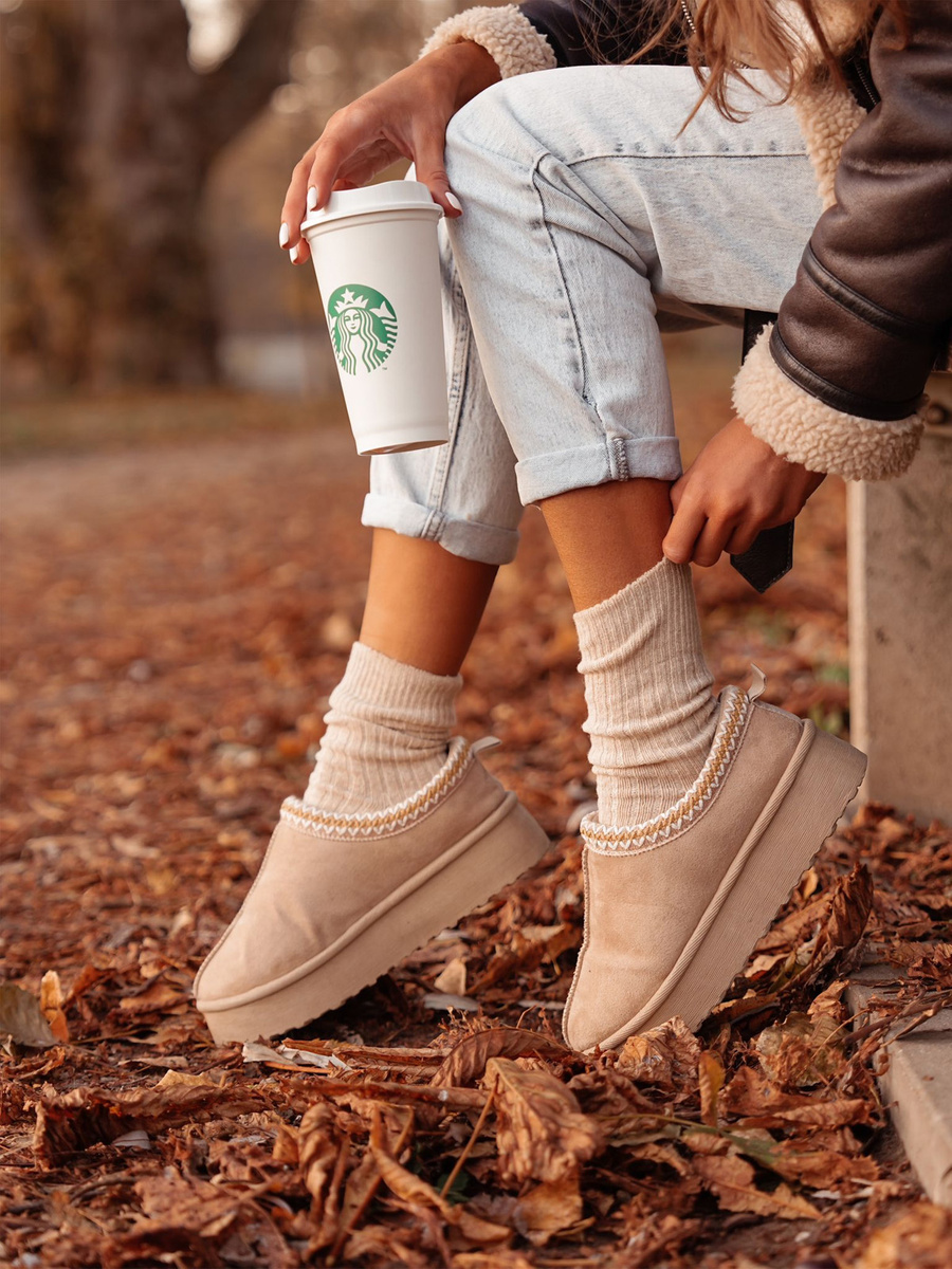 Damen Wollsocken Serie 1566 Beige