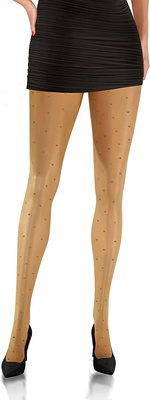 2X Rajstopy w kropki 20 DEN Beti Sesto Senso