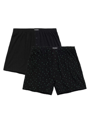 Locker Boxershorts 2mbx-058 Schwarz
