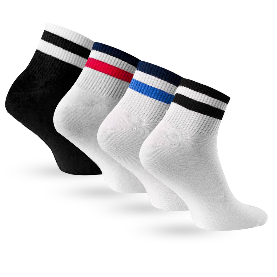 Kurze Socken Sport Serie Bunte Streifen