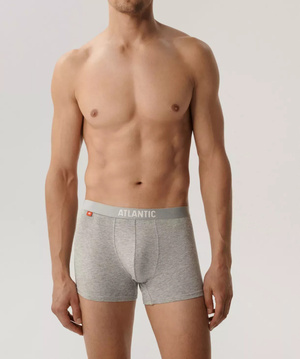 Herren-Boxershorts Serie 3MH-011 Grau/Schwarz/Mehrfarbig