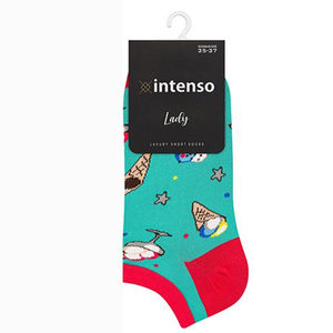 Damensocken bunt lustig Intenso 013