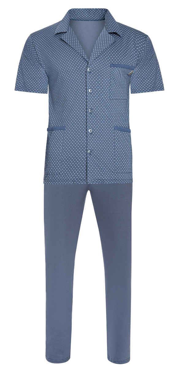 Pijamă bărbătească cu mânecă scurtă Seria Jeans