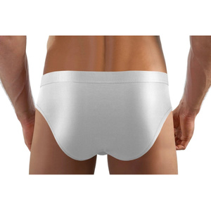 Sesto Senso Herren Slips Nipper – Bequeme Baumwollunterwäsche mit Elastan, Sportlicher Schnitt, Flache Nähte, Weiß, Für Männer