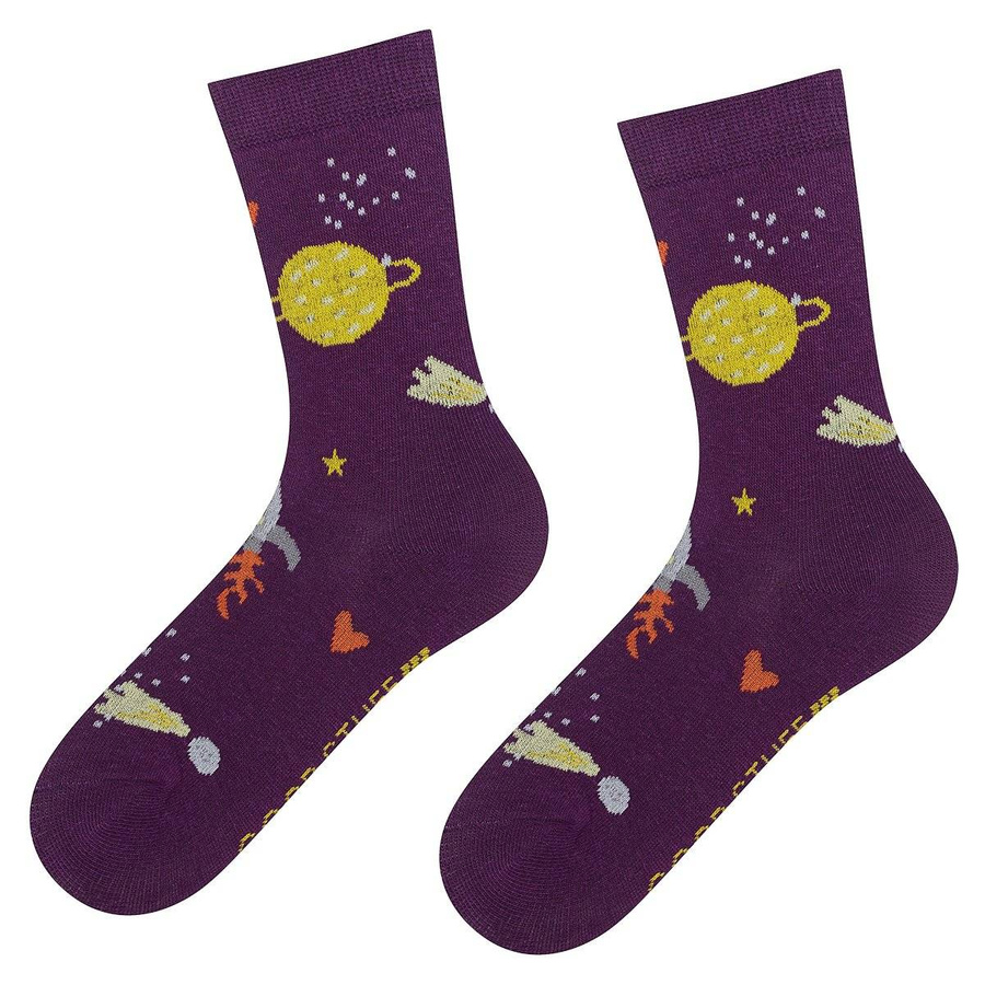 SOXO GOOD STUFF cosmosfarbene Kindersocken 