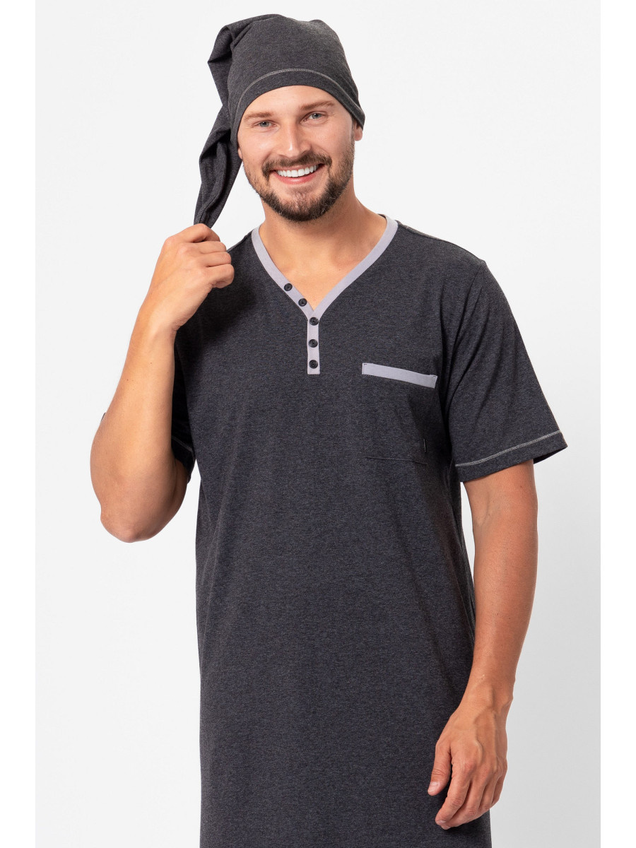 Men's Nightgown with Robe Bonifacy 357/1