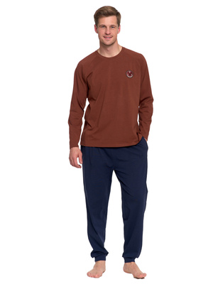 Men's long sleeve pajamas 12121