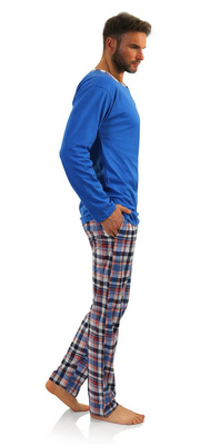 Herren Schlafanzug Serie Blau