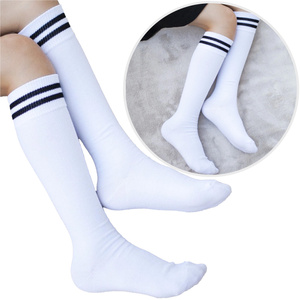 Șosete până la genunchi pentru copii Seria 255 Alb