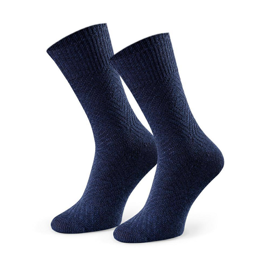 Wollsocken Serie 093 Melange Jeans