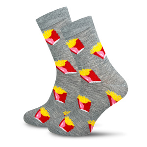 Șosete Bărbați Fast Food Multicolore