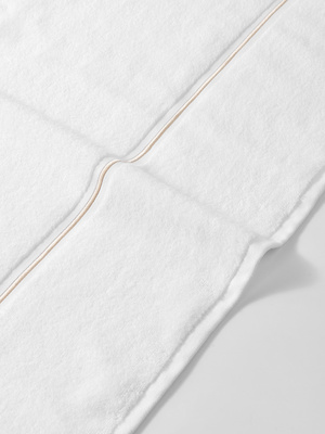 S TOWEL 100*150 LIBRE WHITE+GOLD BIZA