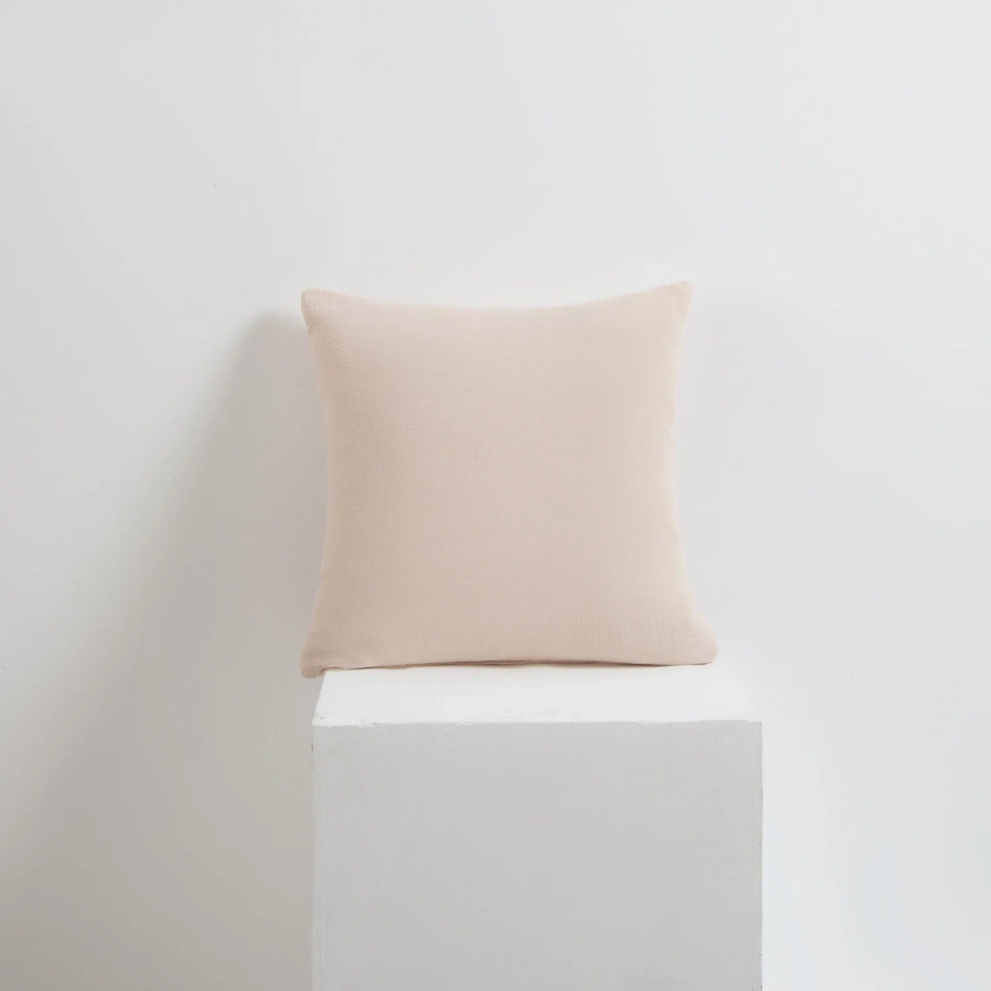 S PILLOWCASE 40*40 MUSLIN BEIGE