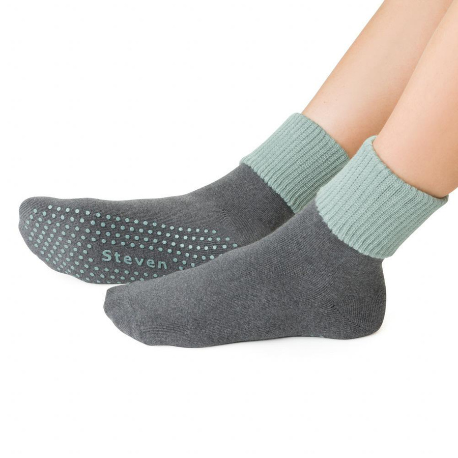Damen Frotteesocken Serie Grau