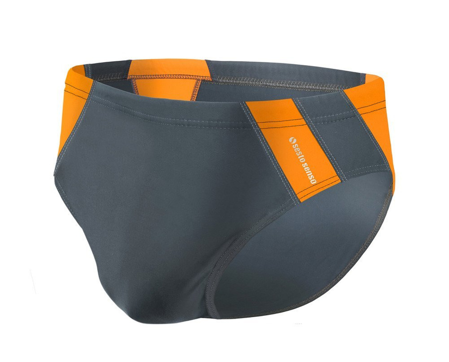 Bade-Slips Herrenserie Grau