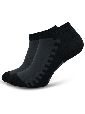Sneakersocken Serie P73 Grau, Schwarz