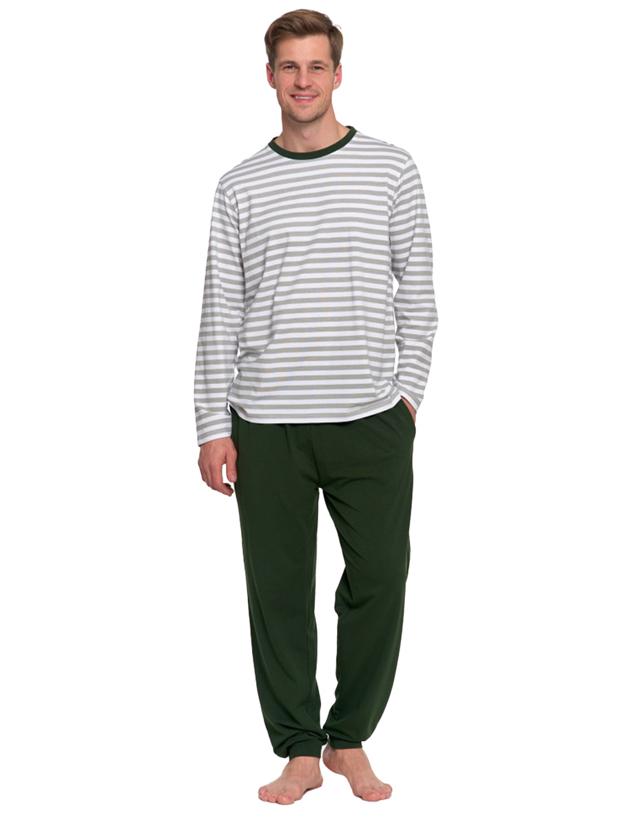Men's long-sleeved pajamas